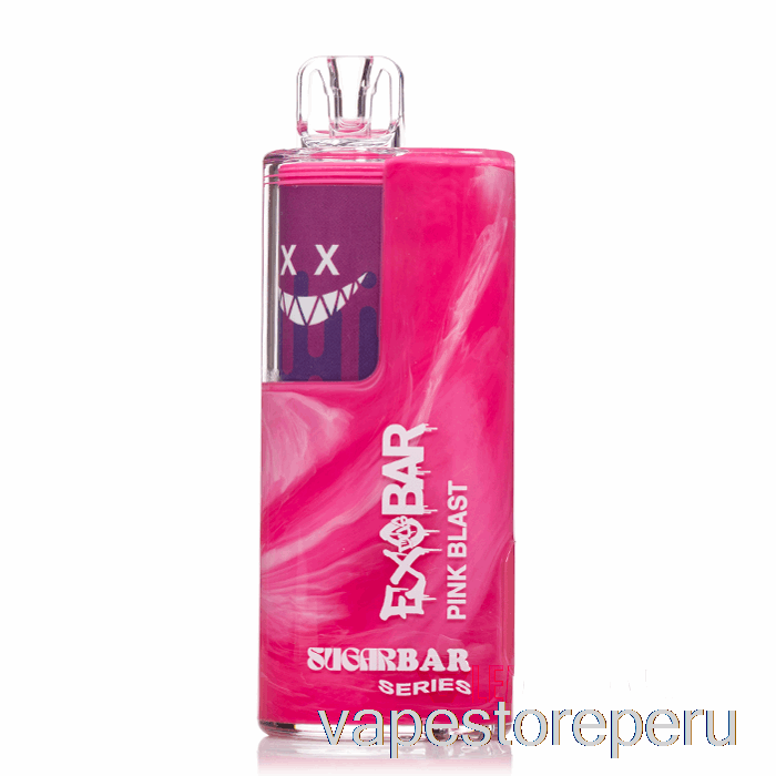 Vape Peru Exobar X Sugar Bar Sb8000 Desechable Rosa Blast